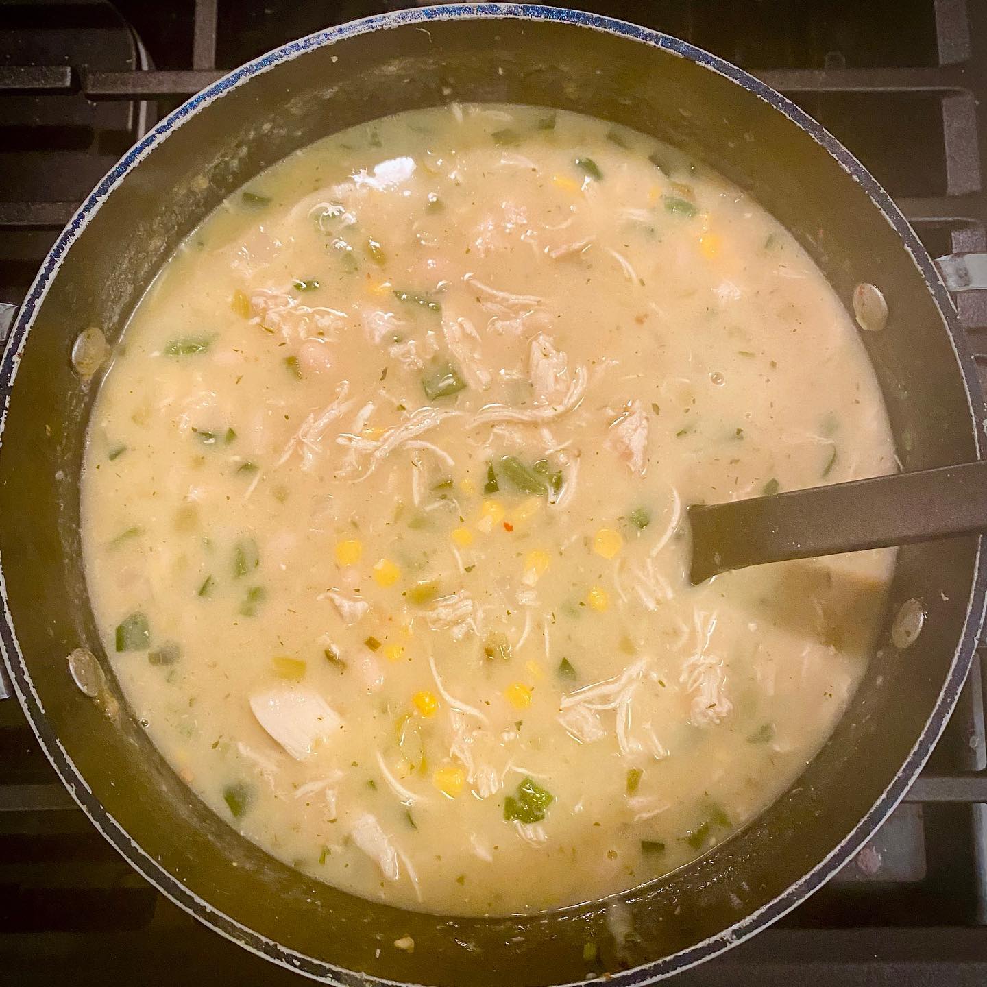 We revised our white chicken chili recipe! This new recipe modifies the dairy add-ins and adds corn to this already delicious meal. Try it out! It’s sure to delight your family and bring warmth to your evening!

https://sweeteatsbysam.com/2024/11/12/white-chicken-chili-with-poblanos-and-corn/

#chili #whitechickenchili #whitechili #soup #fall #warmth #coldevenings #yum #foodblog #recipe #food #yummy #whatsfordinner #easymeals #poblanos #corn